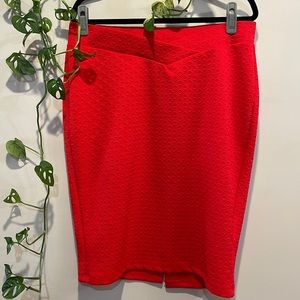 Sz XL SPIN PENCIL SKIRT